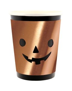 Meri Meri 8 Pappbecher K&Uuml;RBIS kupfer