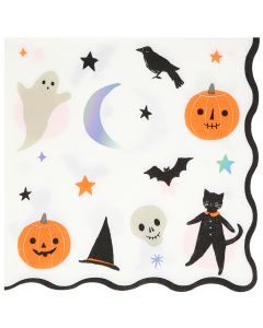 Meri Meri 16 Gro&szlig;e Servietten HALLOWEEN