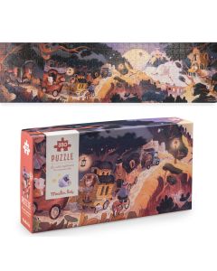 Moulin Roty PUZZLE "La Bande &agrave; Jojo" Geheimnisvolles Tal (350 Teile)
