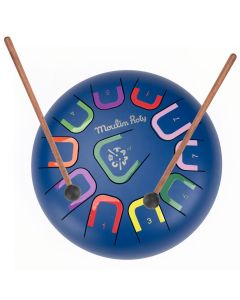 Moulin Roty TONGUE DRUM Puce & Pilou Large (&Oslash;24)
