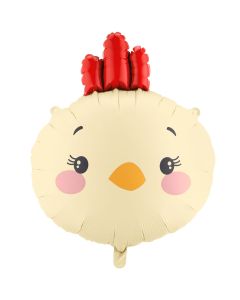 PartyDeco FOLIENBALLON Huhn (51x59cm)