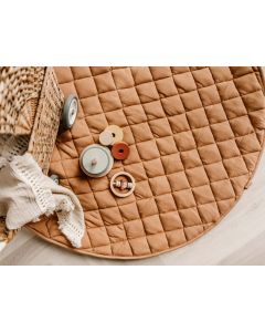 Play & Go Spielmatte aus Bio-Baumwolle TAWNY BRAUN