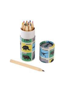 Rex London 12 Mini Buntstifte DINOSAURIER