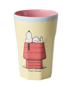 RICE x PEANUTS Melamin LATTE MACCHIATO BECHER SNOOPY Creme (400 ml)