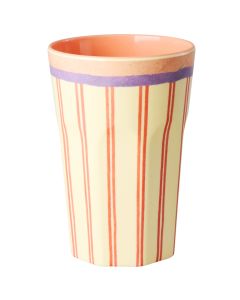 RICE Melamin LATTE MACCHIATO BECHER "Stripey Love" Streifen (400 ml)