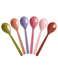 RICE 6 Melamin TEEL&Ouml;FFEL "Bon Vivant" Farben
