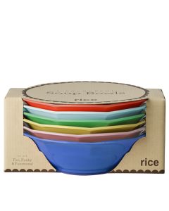 RICE 6 Melamin SUPPENSCH&Uuml;SSELN Mehrfarbig