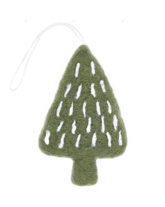 Rico Design WEIHNACHTS ANH&Auml;NGER aus Filz Tannenbaum Gr&uuml;n
