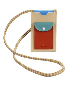 Sticky Lemon PHONE POUCH "Wonders" Sandy Yellow + Shipwreck Rust