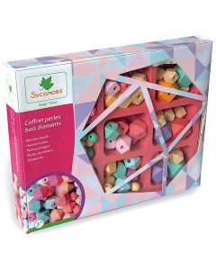 Sycomore WOODEN BEAD SET "Les Perles" Diamond
