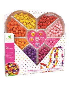Sycomore WOODEN BEAD SET "Les Perles" Heart