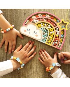 Sycomore WOODEN BEAD SET "Les Perles" Rainbow Small
