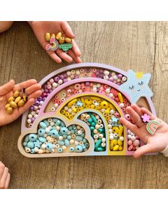 Sycomore WOODEN BEAD SET "Les Perles" Rainbow Large
