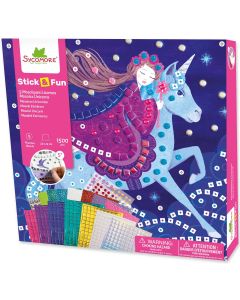 Sycomore MOSAIC CRAFT KIT "Stick & Fun" Unicorn (5 years+)