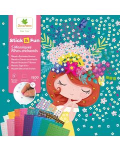 Sycomore MOSAIC CRAFT KIT "Stick & Fun" Enchanted Dreams (5 years+)