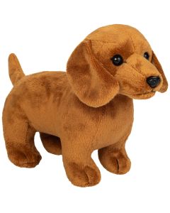Teddy Hermann Hund DACKEL Stehend Hellbraun (21cm)