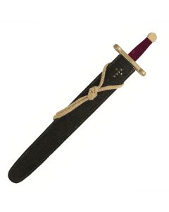 VAH Ritter HOLZSCHWERT mit Halterung Prunk (65cm)
