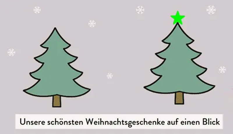 Unsere schönsten Weihnachtsgeschenke